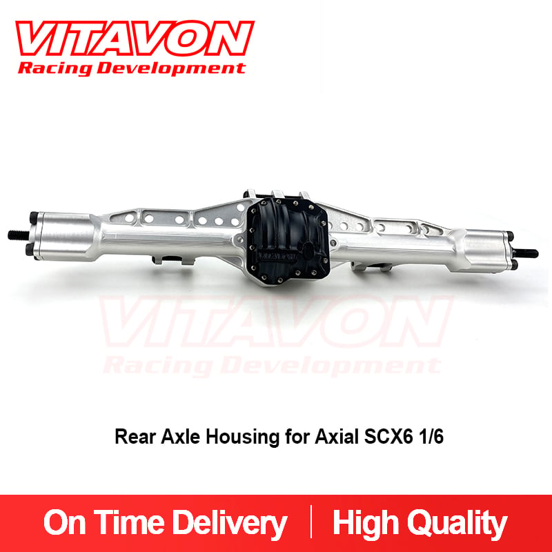 VITAVON Alu #7075 Redesigned Rear Axle Housing for Axial SCX6 Jeep Wrangler Trail Honcho 1/6