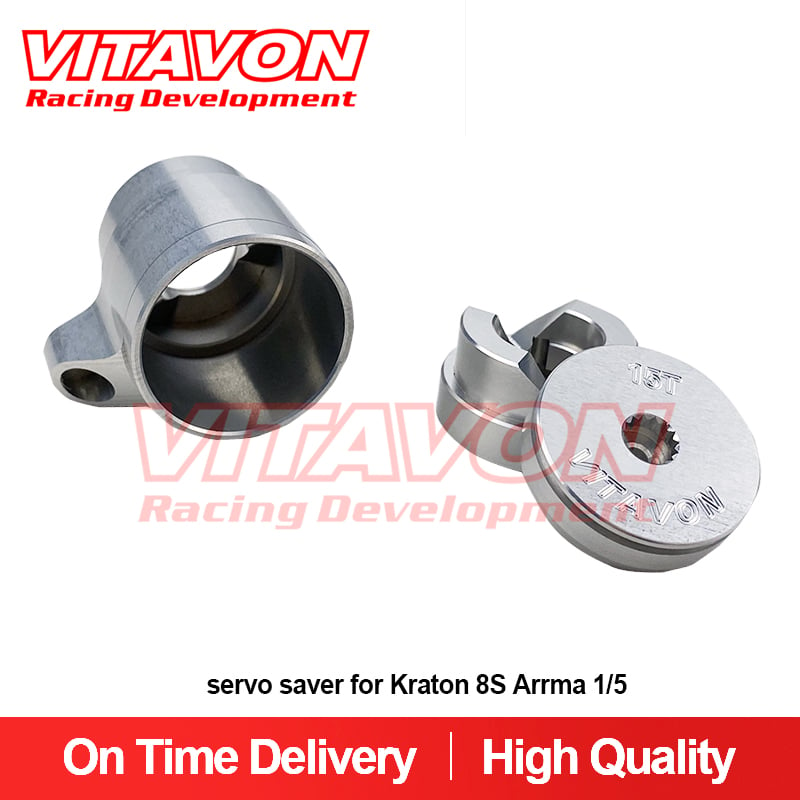 Vitavon Kraton 8S OutCast 8S CNC aluminum7075 servo saver for Arrma 1/5