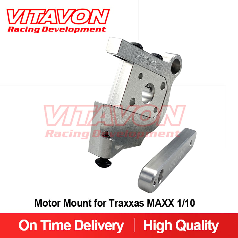 VITAVON Redesigned Alu7075 CNC Motor Mount for Traxxas MAXX 1/10