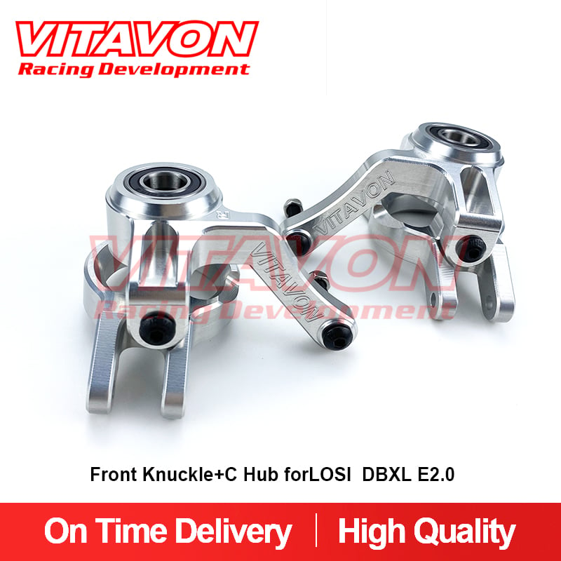 VITAVON LOSI DBXL E2.0 CNC aluminum7075 Front Knuckle+C Hub