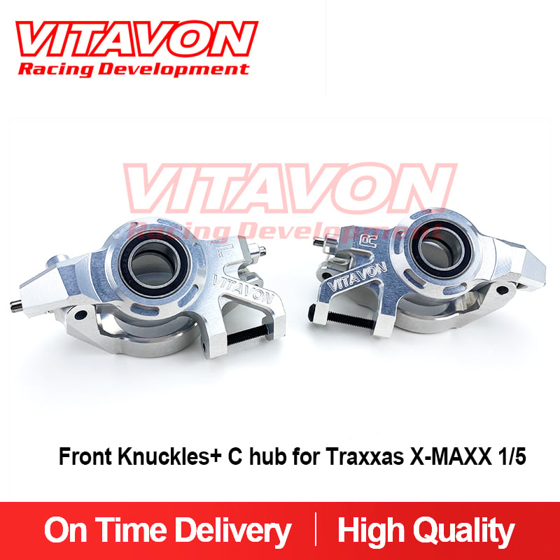 VITAVON CNC ALU7075 redesigned Front Knuckles+C hub for X-MAXX XRT 1/5