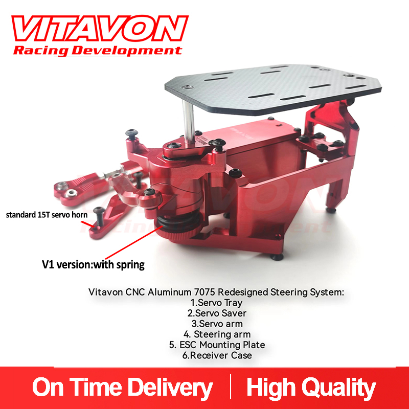 Vitavon CNC Alu7075 Steering System  for Arrma Kraton 8S Outcast 8S 1/5