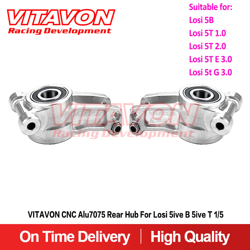 VitavonVitavon CNC Alu7075 Rear Hub For Losi 5ive-T E 3.0 5ive T G