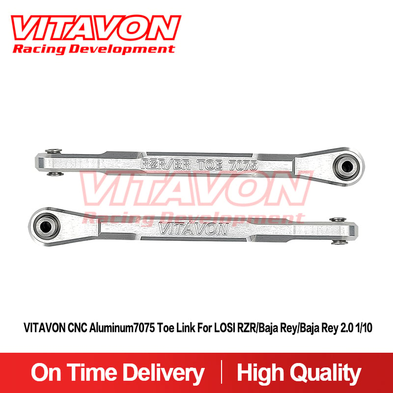 VITAVON CNC Aluminum7075 Toe Link for LOSI RZR/Baja Rey/Baja Rey 2.0 1/10