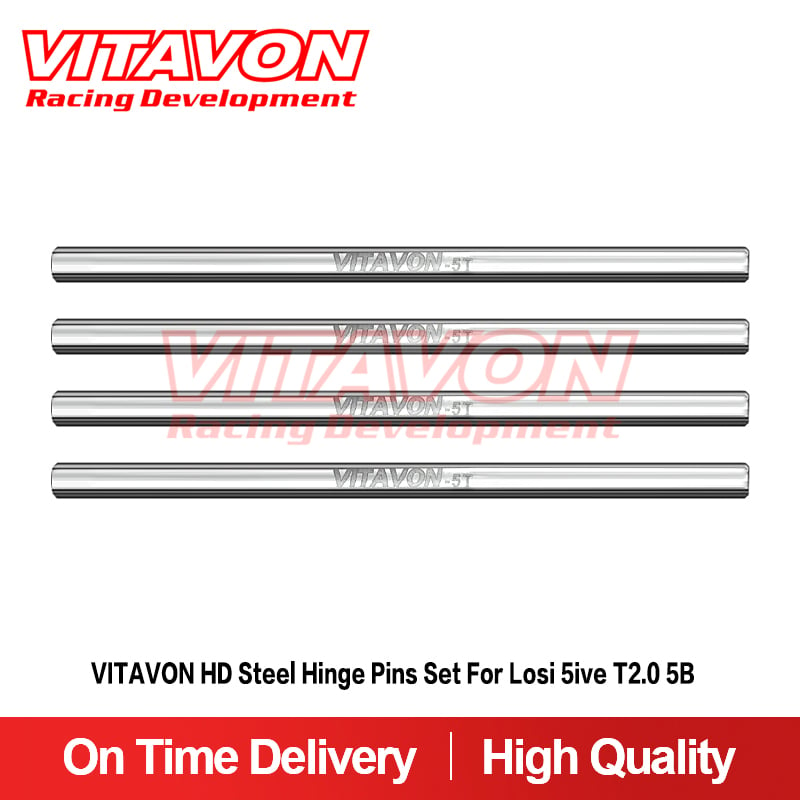 VITAVON HD Steel Hinge Pins Set For Losi 5ive T2.0 5B