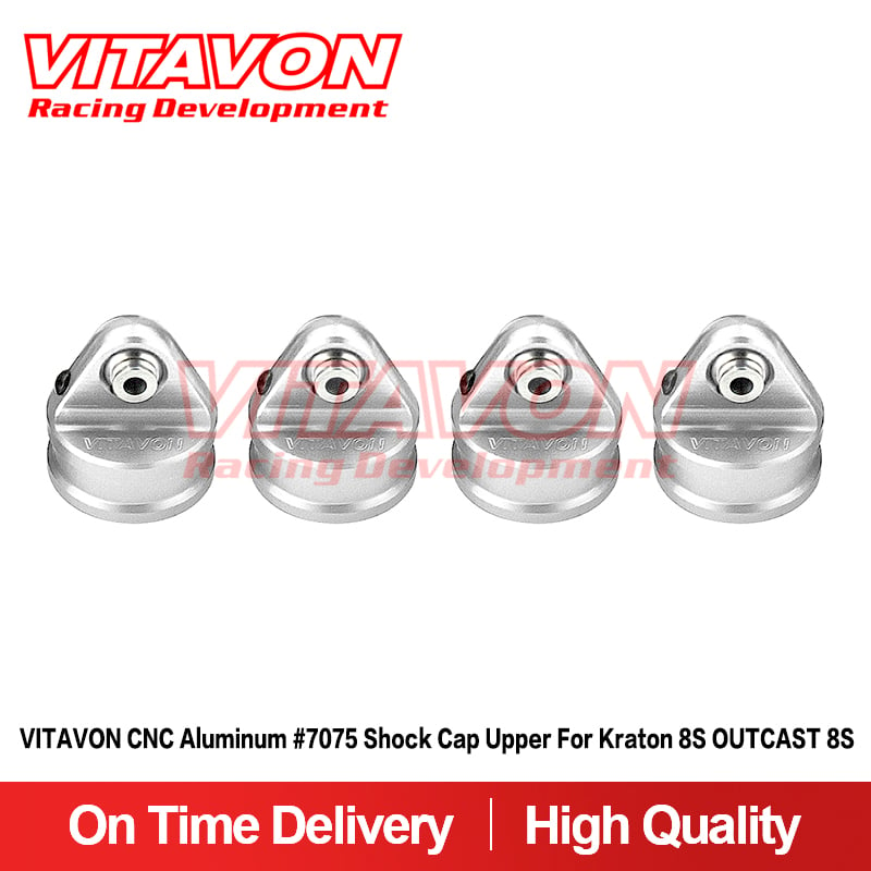 VITAVON CNC Aluminum #7075 Shock Cap Upper for Kraton 8S Outcast 8S