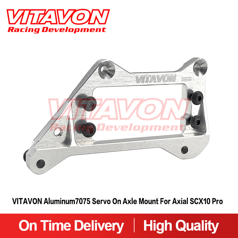 VITAVON CNC Aluminum7075 Servo On Axle Mount For Axial SCX10 Pro