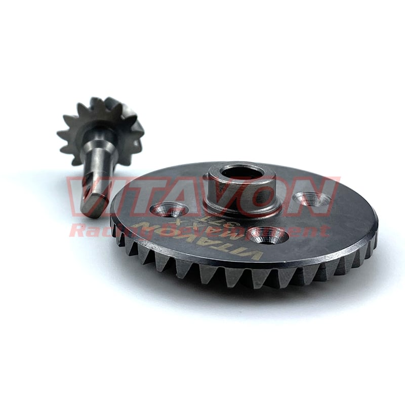 VITAVON HD Steel Front Diff Spiral Cut Ring&Pinion Gear For Traxxas MAXX 1/10