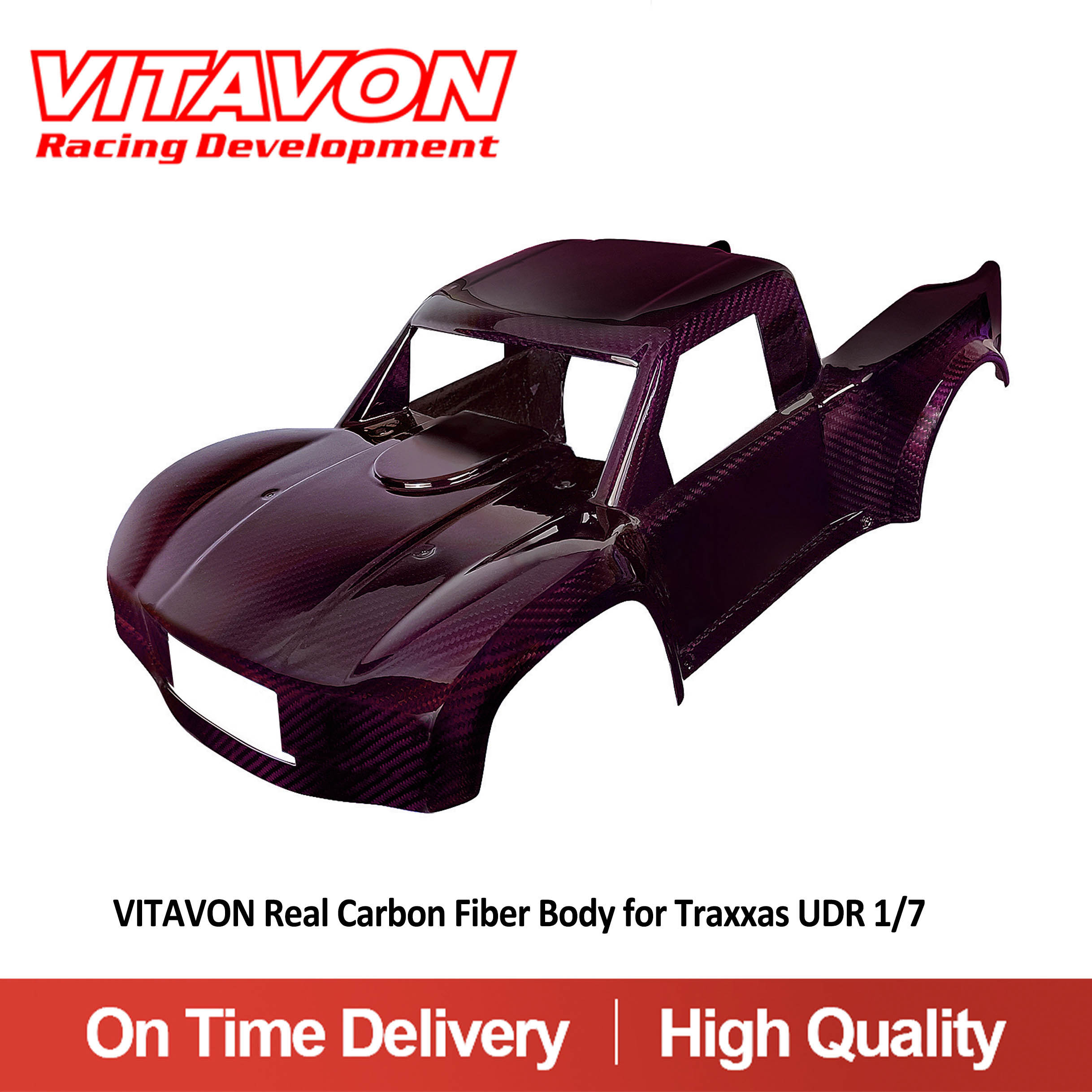 VITAVON Real Carbon Fiber Body for Traxxas UDR 1/7