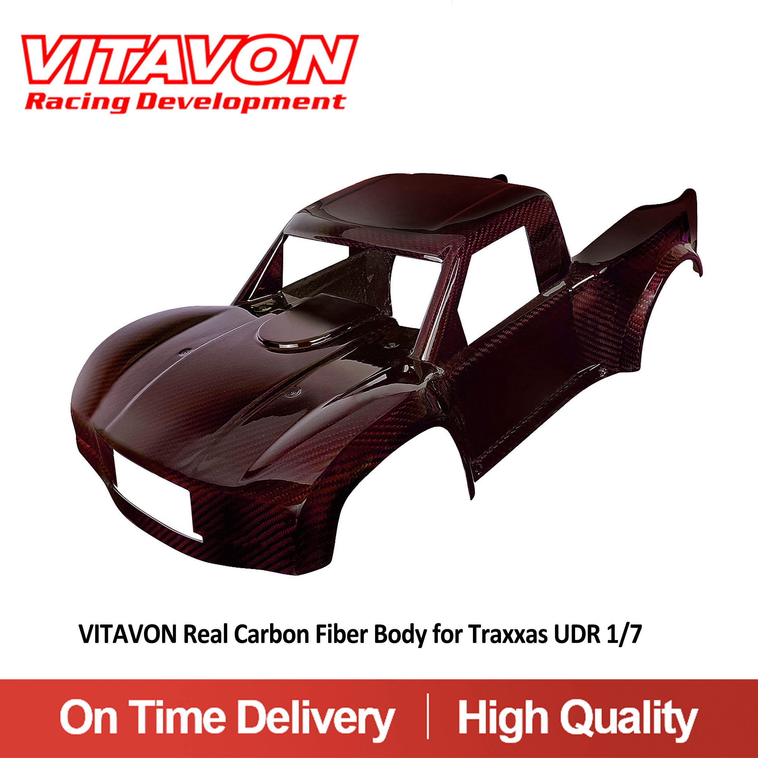 VITAVON Real Carbon Fiber Body for Traxxas UDR 1/7