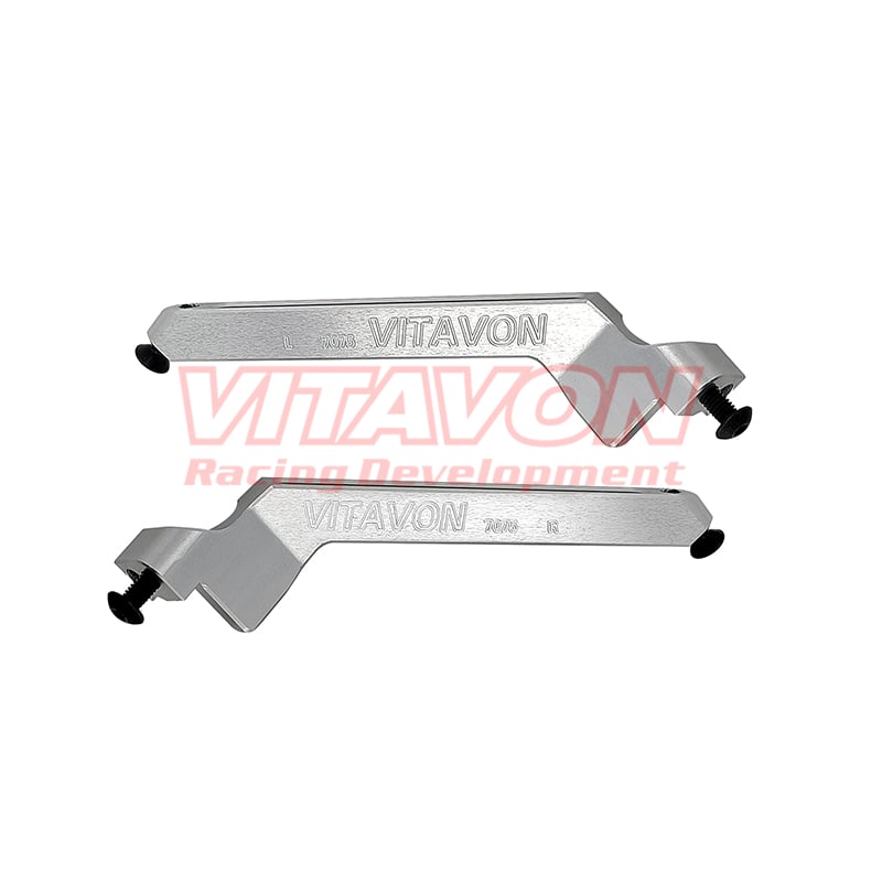 Vitavon CNC Aluminum 7075 Rear Left&Right Chassis Support Brace For Traxxas Sledge