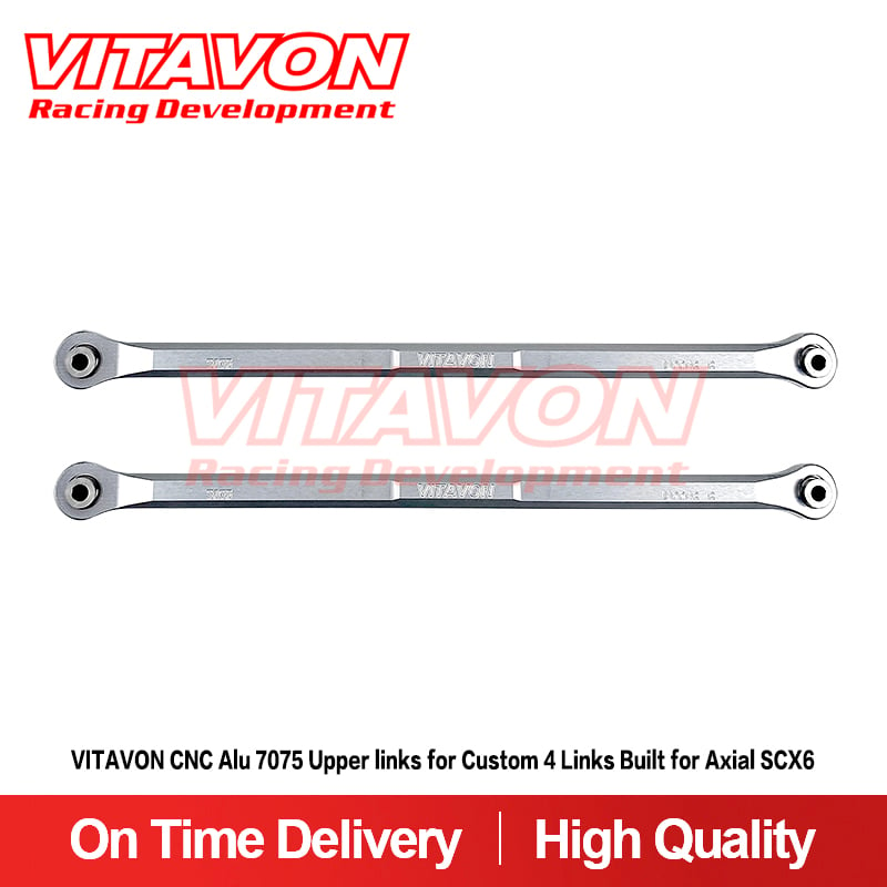 VITAVON CNC Alu 7075 Upper links for Custom 4 Links Built for Axial SCX6