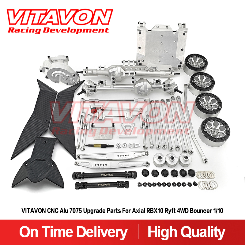 VitavonVITAVON CNC Alu 7075 Upgrade Parts For Axial RBX10 Ryft 4WD ...