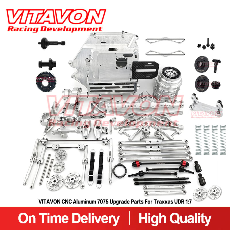 VITAVON CNC Aluminum 7075 Upgrade Parts For Traxxas UDR 1:7