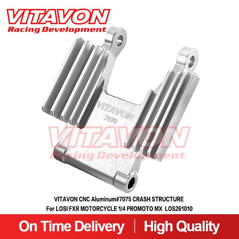 VITAVON CNC Aluminum#7075 CRASH STRUCTURE For LOSI FXR MOTORCYCLE 1/4 PROMOTO MX  LOS261010