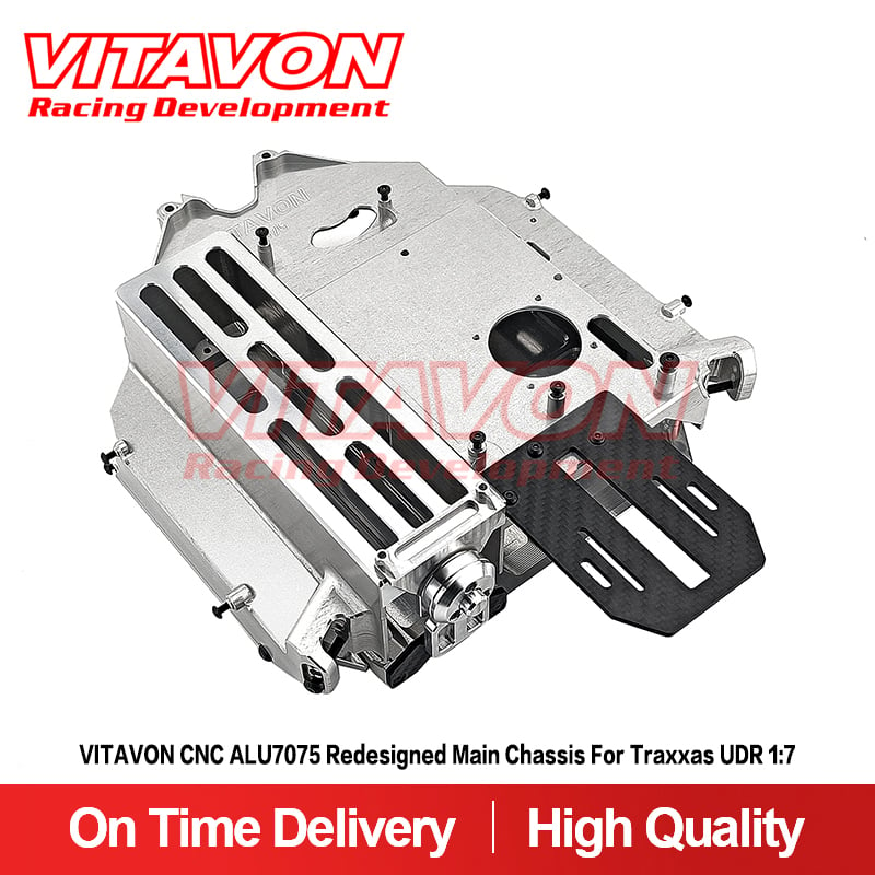 VITAVON CNC ALU7075 Redesigned Main Chassis For Traxxas UDR 1:7