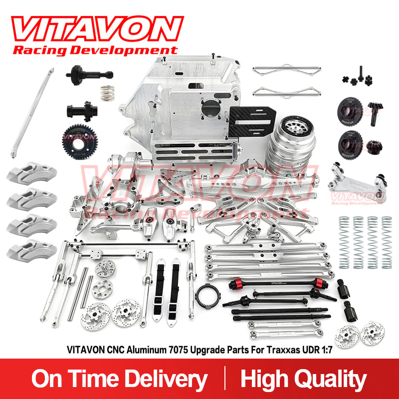 VITAVON CNC Aluminum 7075 Upgrade Parts For Traxxas UDR 1:7