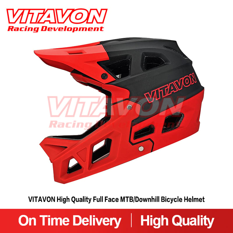 VITAVON High Quality Full Face MTB/Downhill Bicycle Helmet