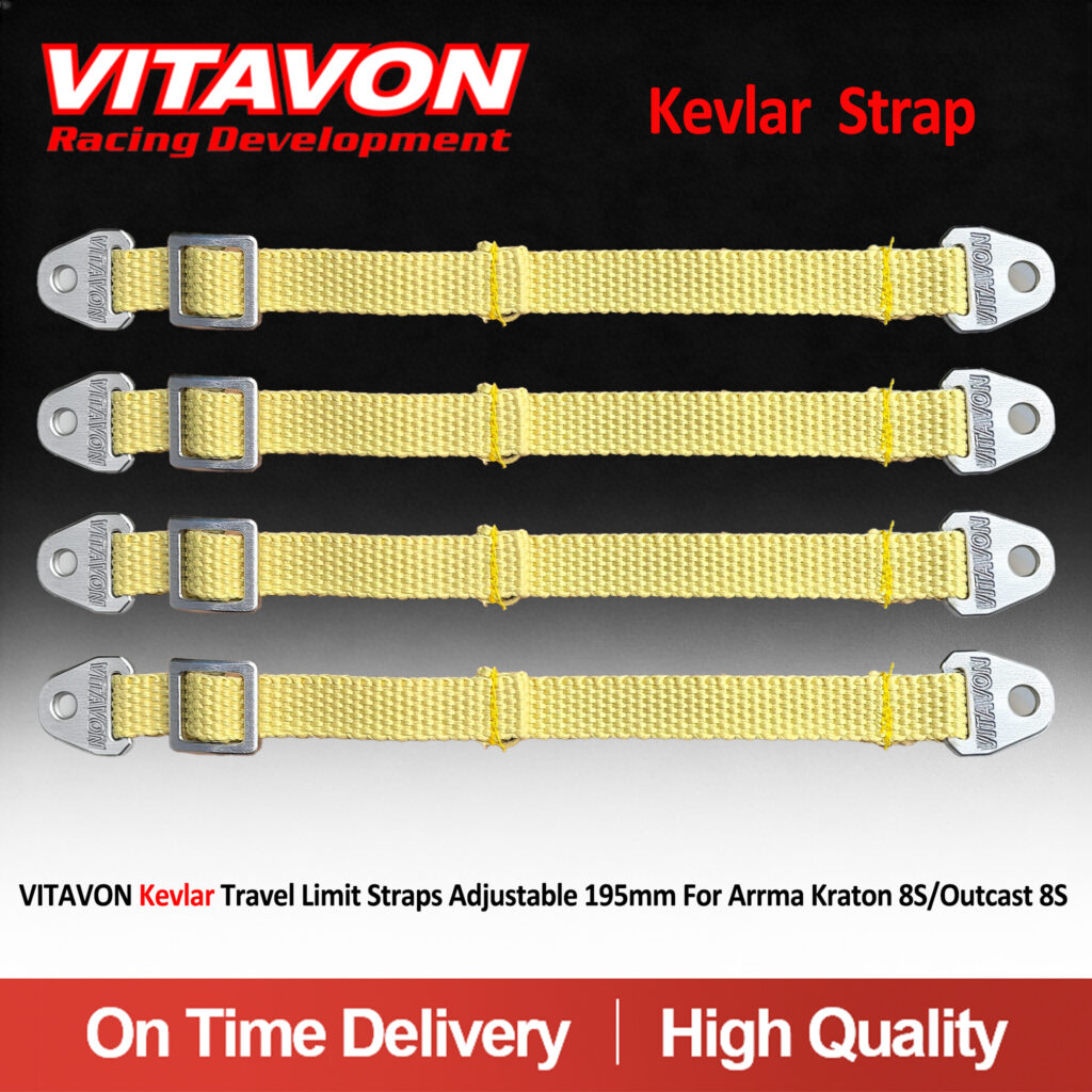 VitavonVITAVON Travel Limit Straps Adjustable 195mm For Arrma