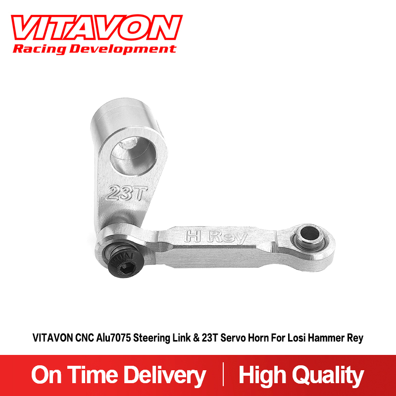 VITAVON CNC Alu7075 Steering Link &23T Servo Horn For Losi Hammer Rey