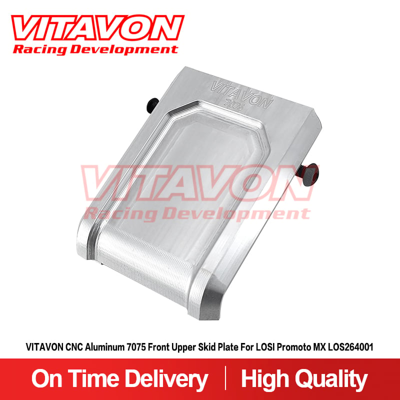 VITAVON CNC Alu 7075 Front Upper Skid Plate For LOSI 1/4 PROMOTO MX  MOTORCYCLE LOS264001
