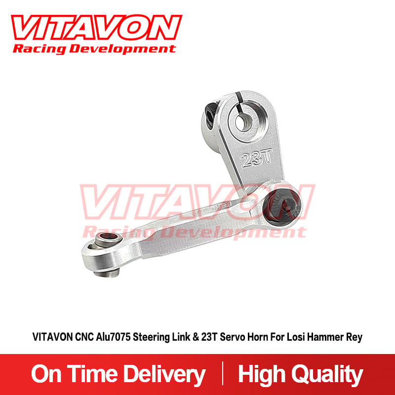 VITAVON CNC Alu7075 Steering Link &23T Servo Horn For Losi Hammer Rey
