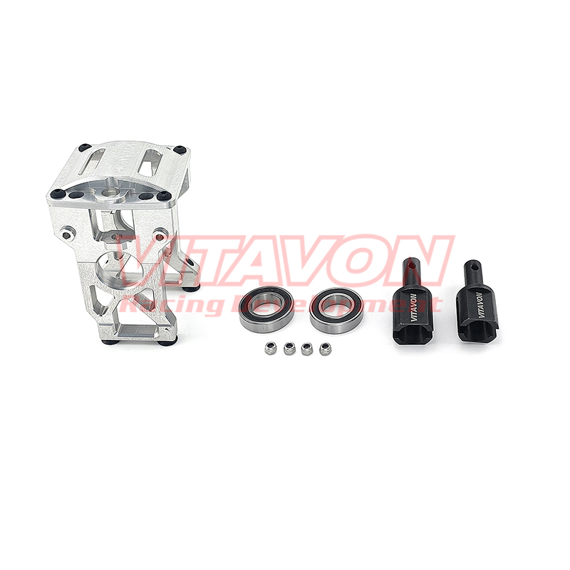 VitavonVITAVON CNC ALU7075 Center Tranny Transmission With Gears For Traxxas Trx 4 Mini