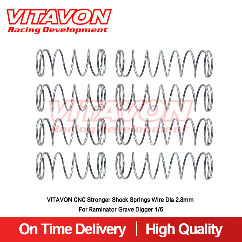 Shocker Wire Spring VitavonVITAVON CNC Stronger Shock Springs Wire Dia 2.8mm For Raminator ...