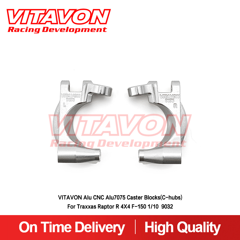 VITAVON Alu CNC Alu7075 Caster Blocks(C-hubs)For Traxxas Raptor R 4X4 F-150 1/10  9032