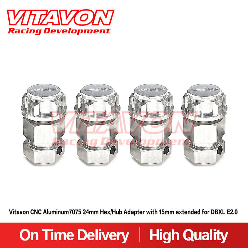 VITAVON CNC Alu7075 24mm Hex/Hub Adapter With 15mm Extended For DBXL E2.0 /GAS