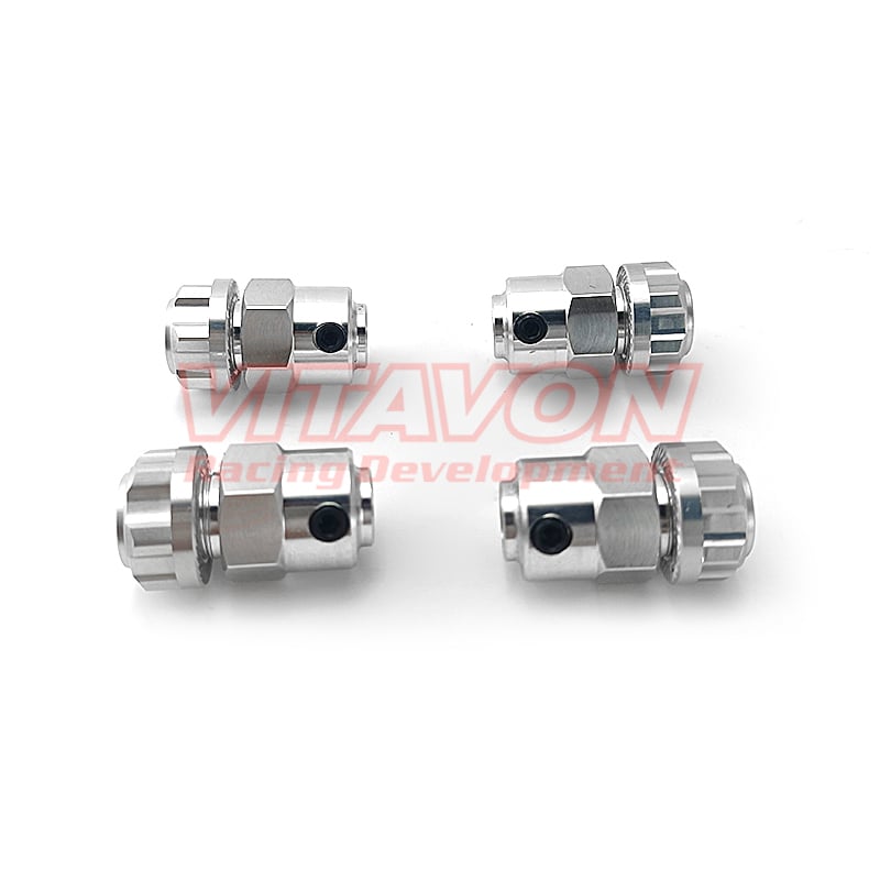 Vitavon CNC Aluminum 7075 12mm Hex Hubs For Axial Ryft, AXP8 Gilamon 1/8