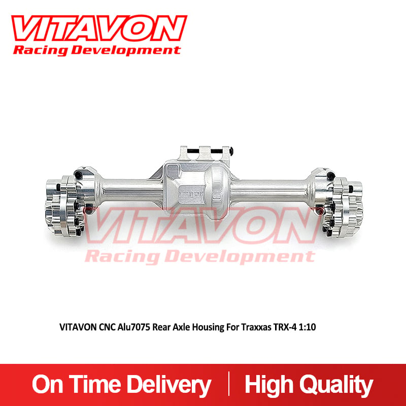VITAVON CNC Alu7075 Rear Axle Housing For Traxxas TRX-4 1:10