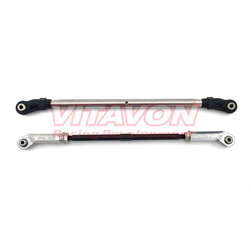 VITAVON CNC Alu7075 Steering Link Adjustabled For Axial SCX6 Trail Honcho Jeep Wrangler 1/6