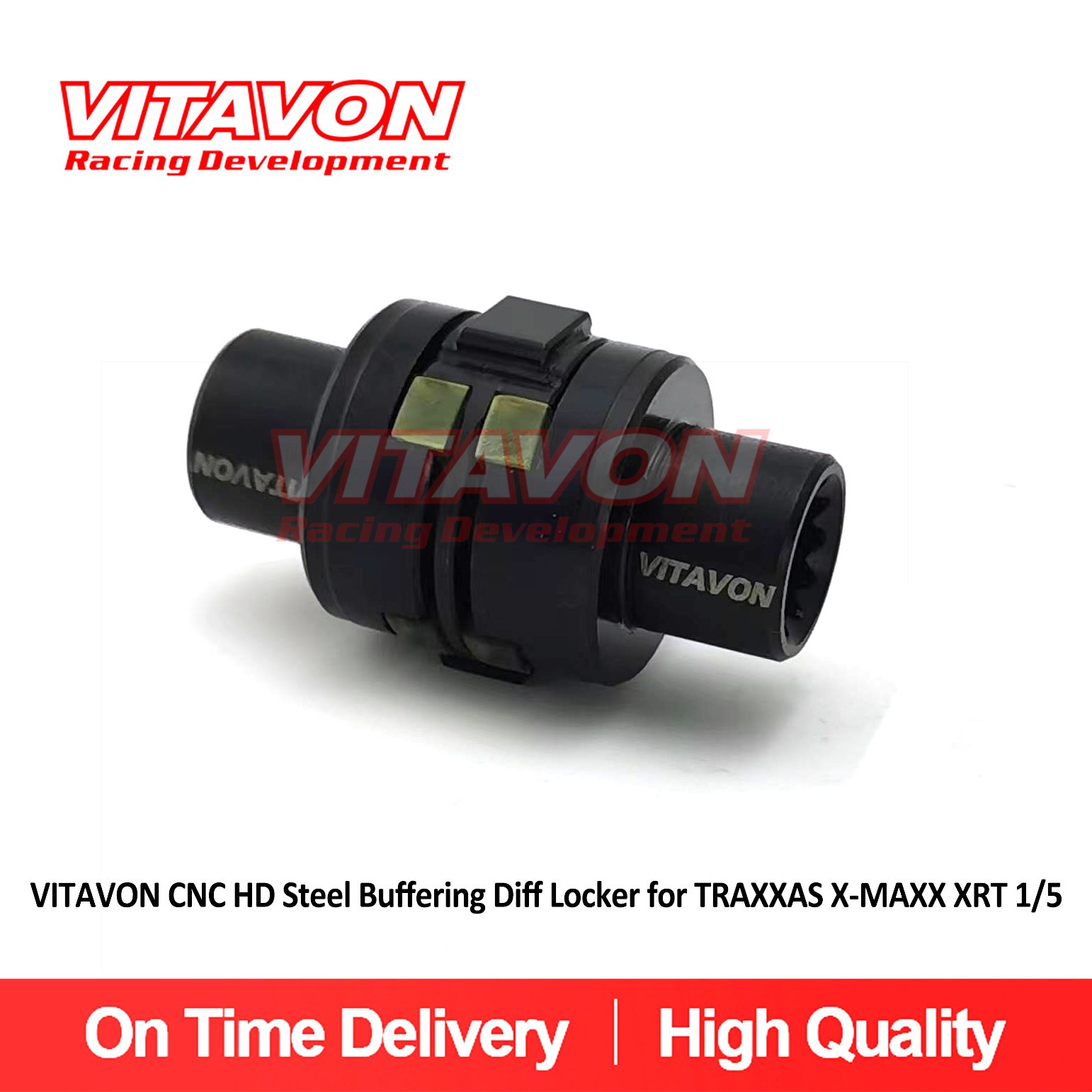 VITAVON CNC HD Steel Buffering Diff Locker for TRAXXAS X-MAXX XRT 1/5