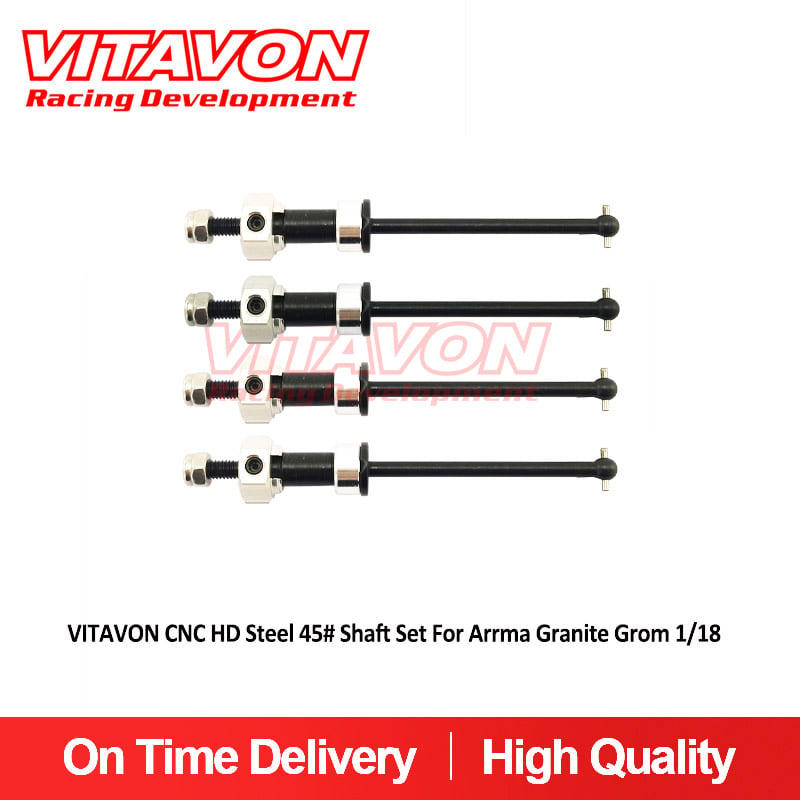 VITAVON CNC HD Steel 45# Shaft Set For Arrma Granite Grom 1/18