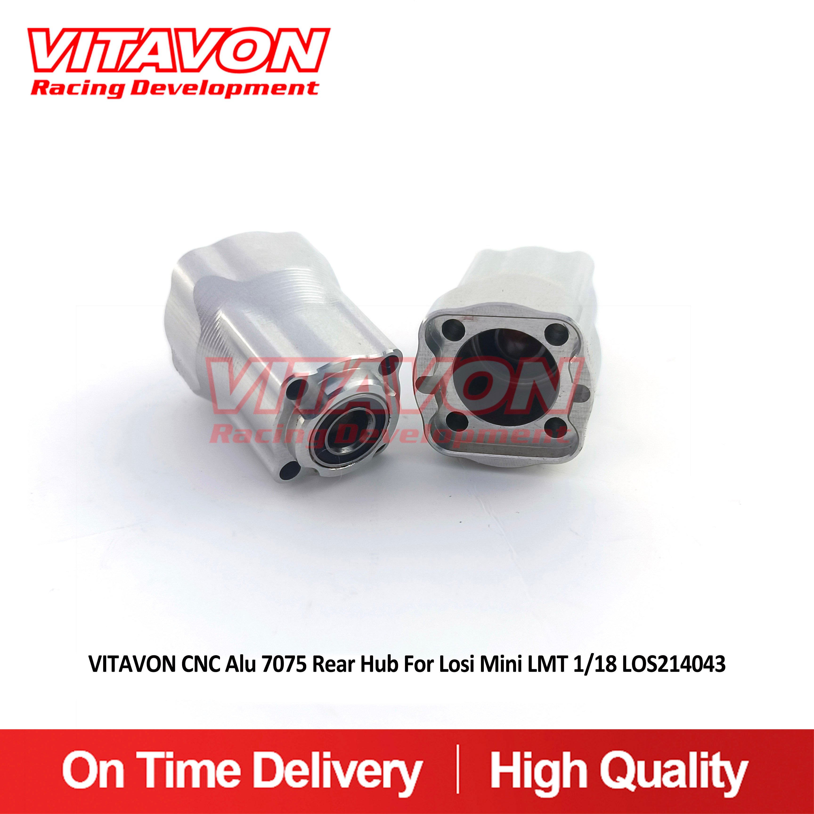 VITAVON CNC Alu 7075 Rear Hub For Losi Mini LMT 1/18 LOS214043