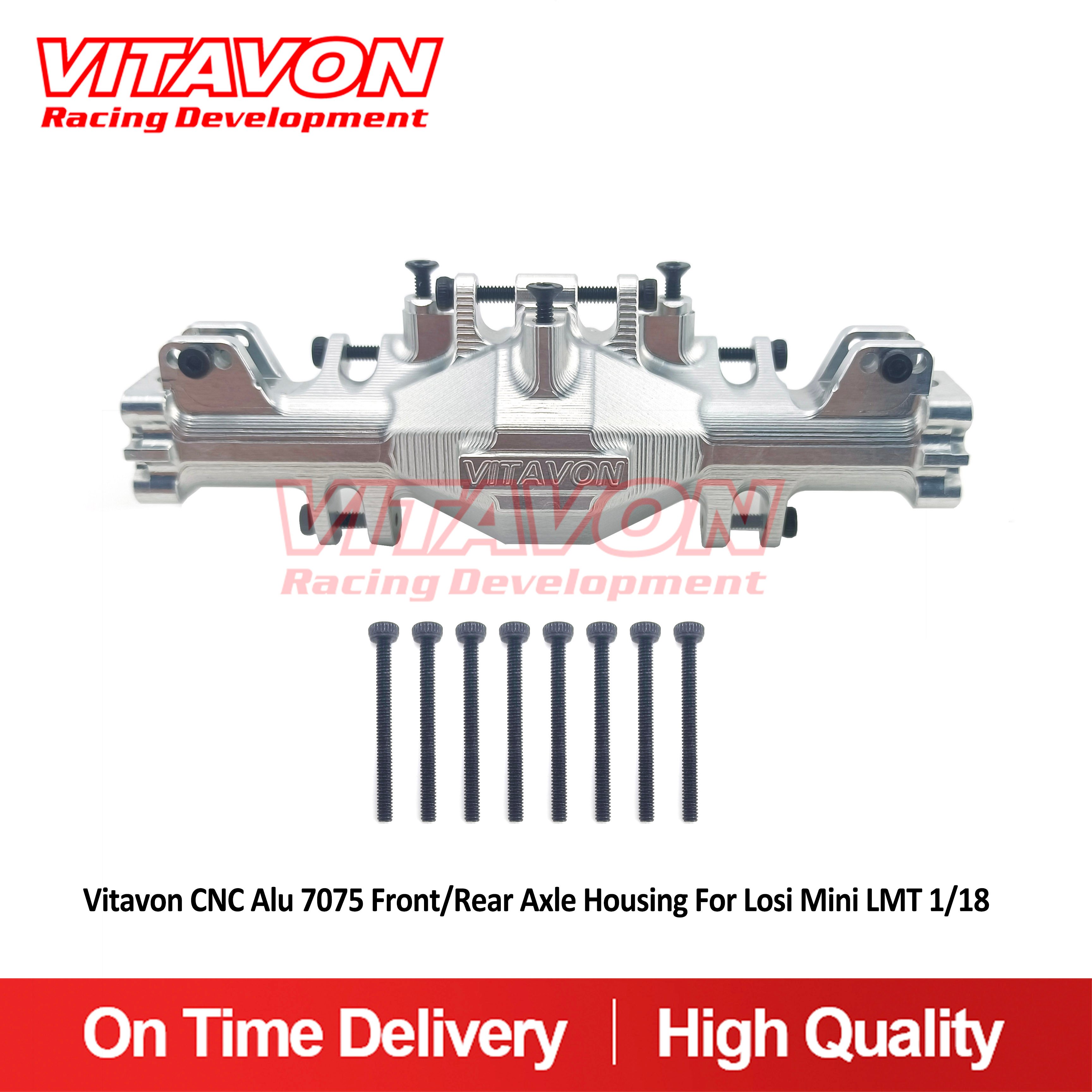Vitavon CNC Alu 7075 Front/Rear Axle Housing For Losi Mini LMT 1/18 LOS212035