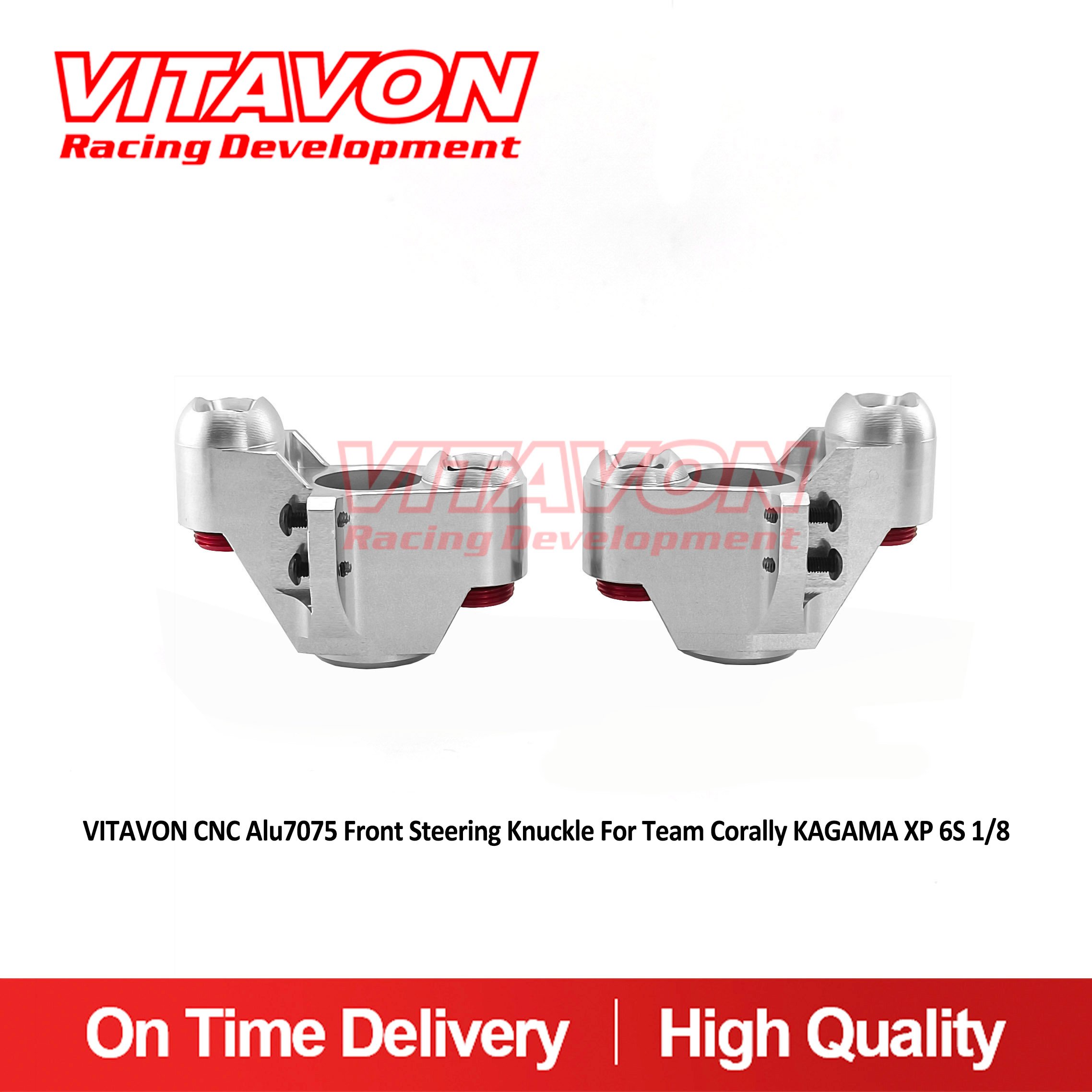 VITAVON CNC Alu7075 Front Steering Knuckle For Team Corally KAGAMA XP 6S 1/8