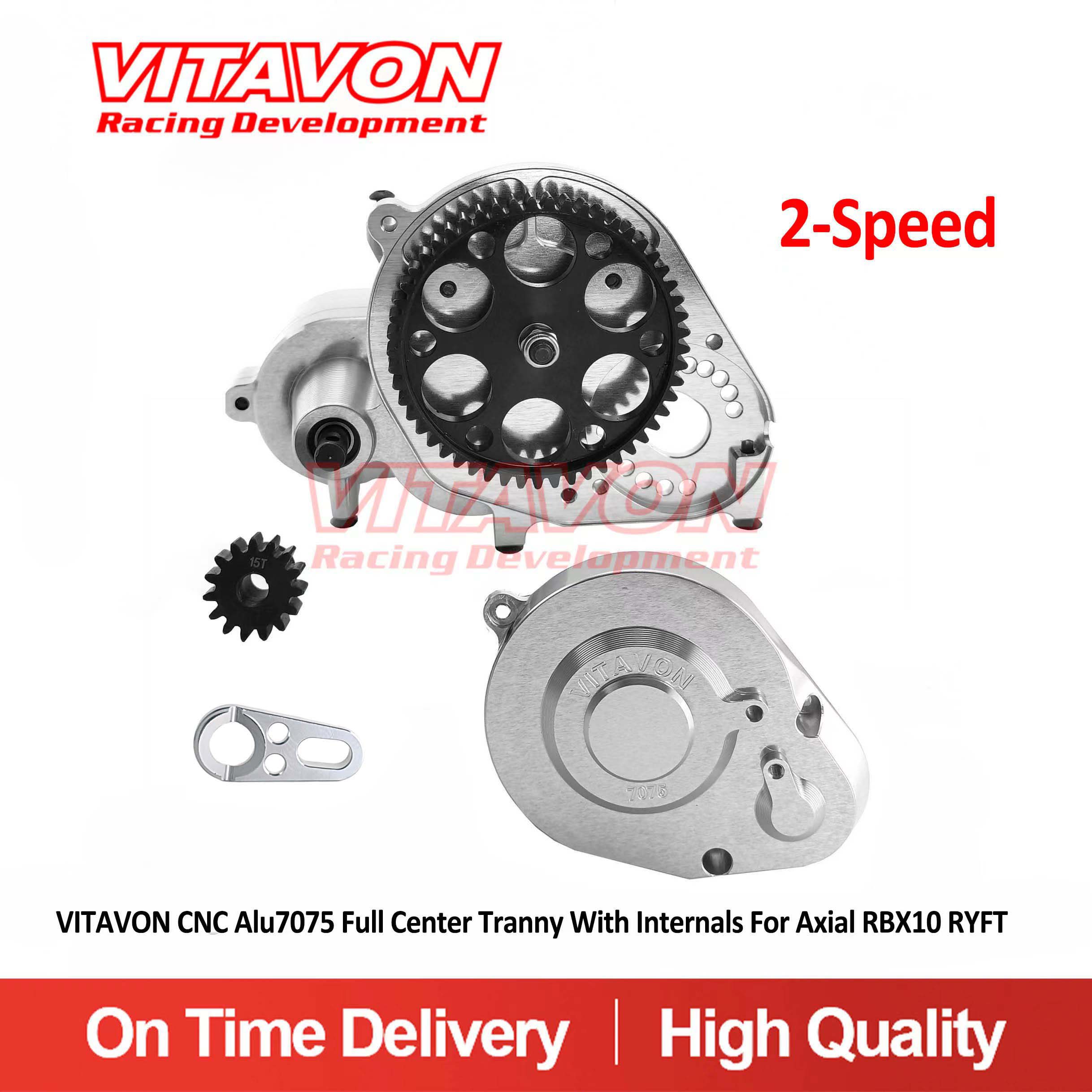 VITAVON CNC Alu7075 Full Center Tranny With Internals For Axial RBX10 RYFT