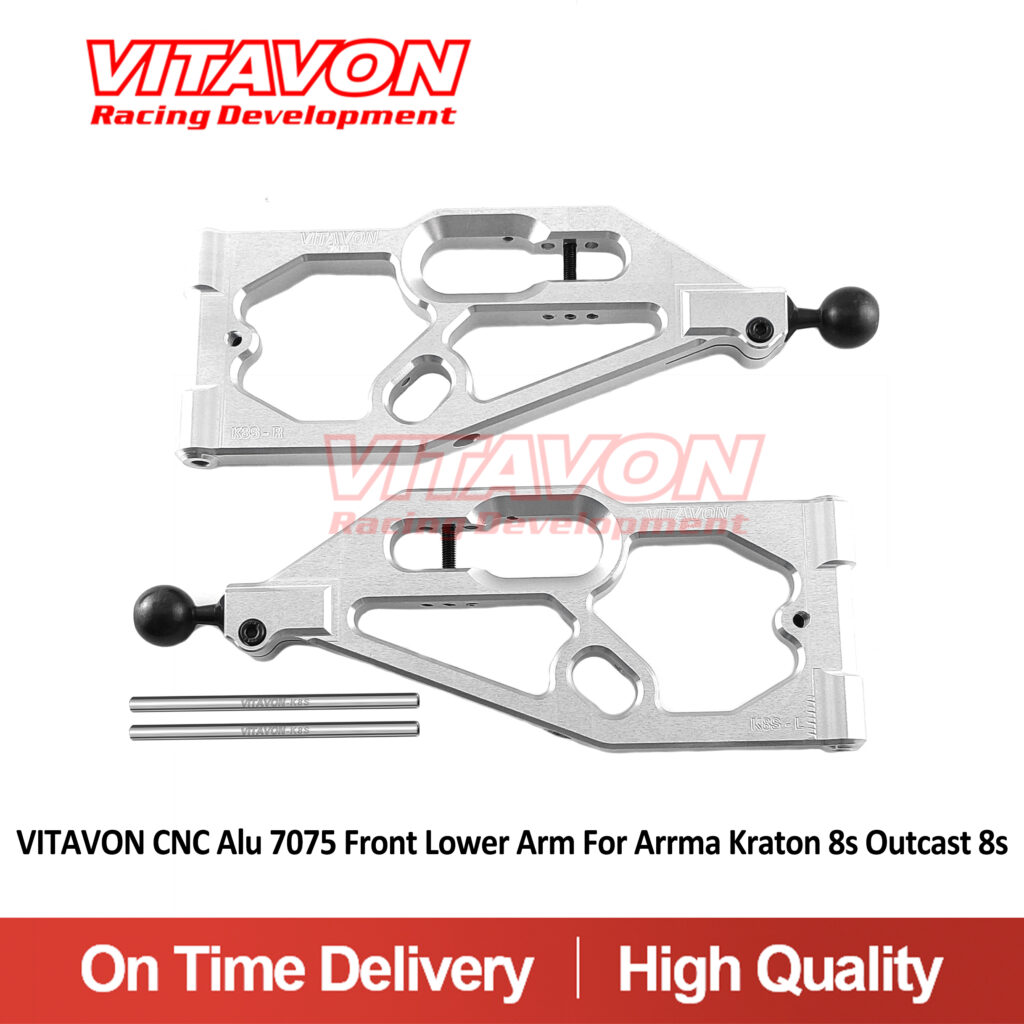VitavonVITAVON CNC Alu 7075 Front Lower Arm For Arrma Kraton 8S