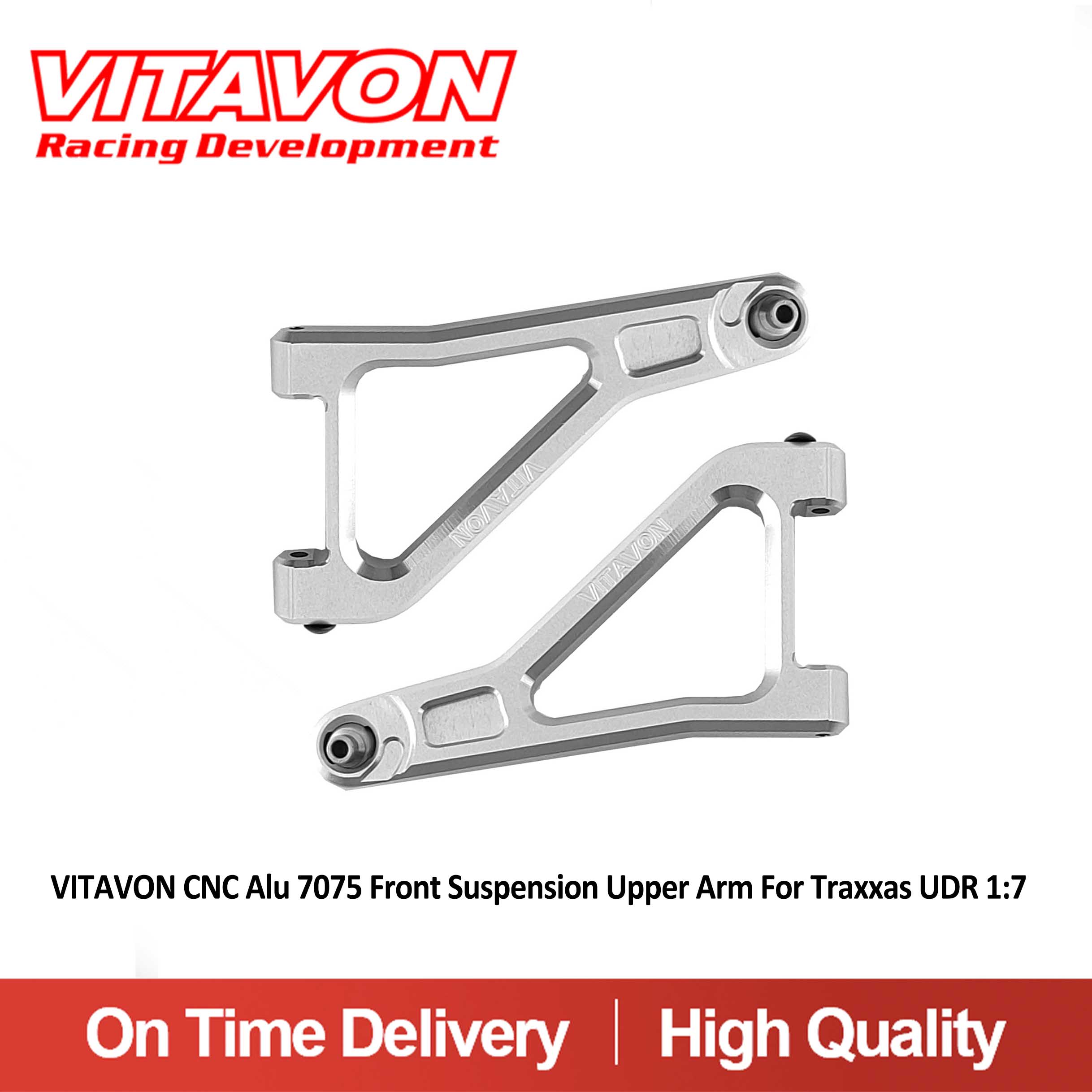 VITAVON CNC Alu 7075 Front Suspension Upper Arm For Traxxas UDR 1:7