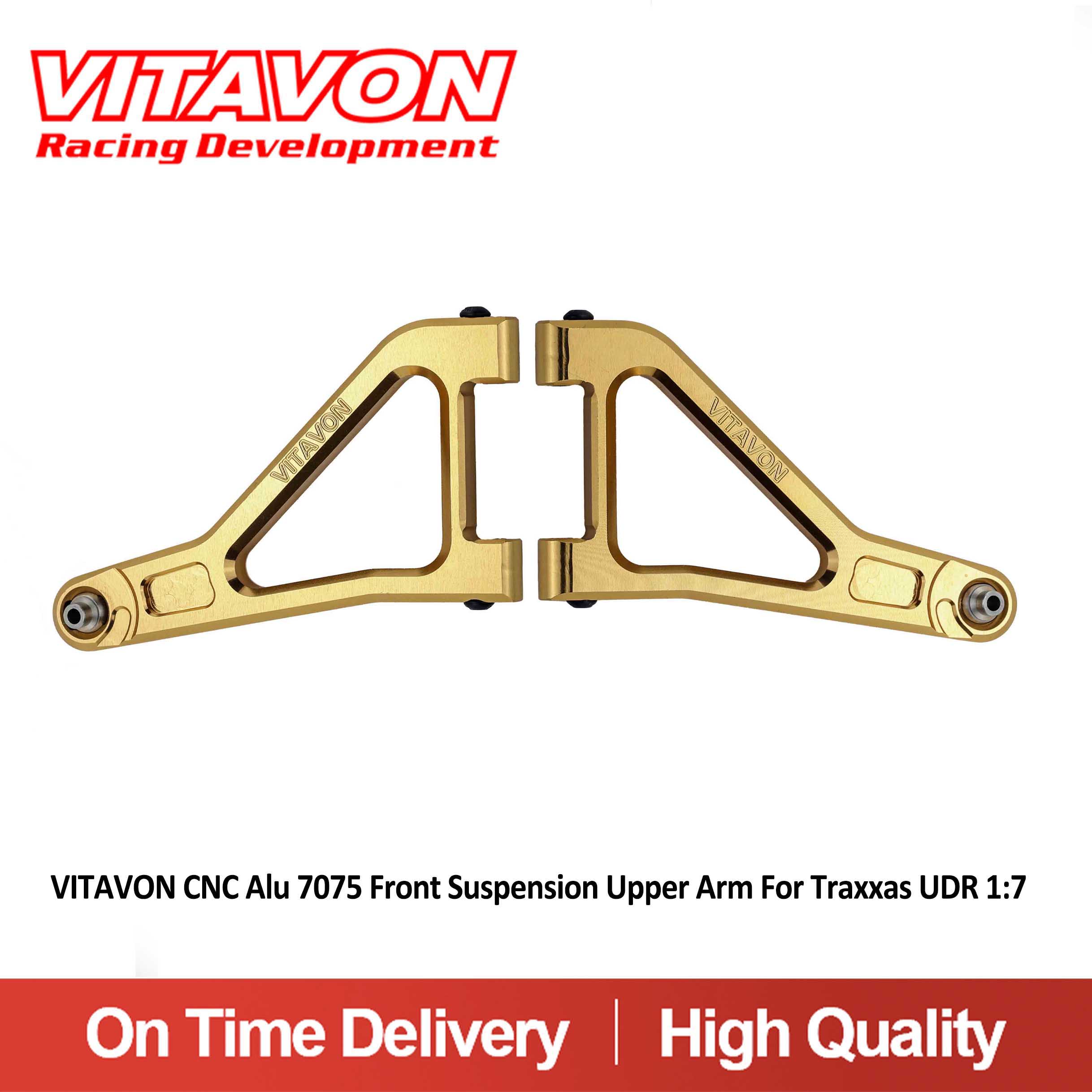 VITAVON CNC Alu 7075 Front Suspension Upper Arm For Traxxas UDR 1:7