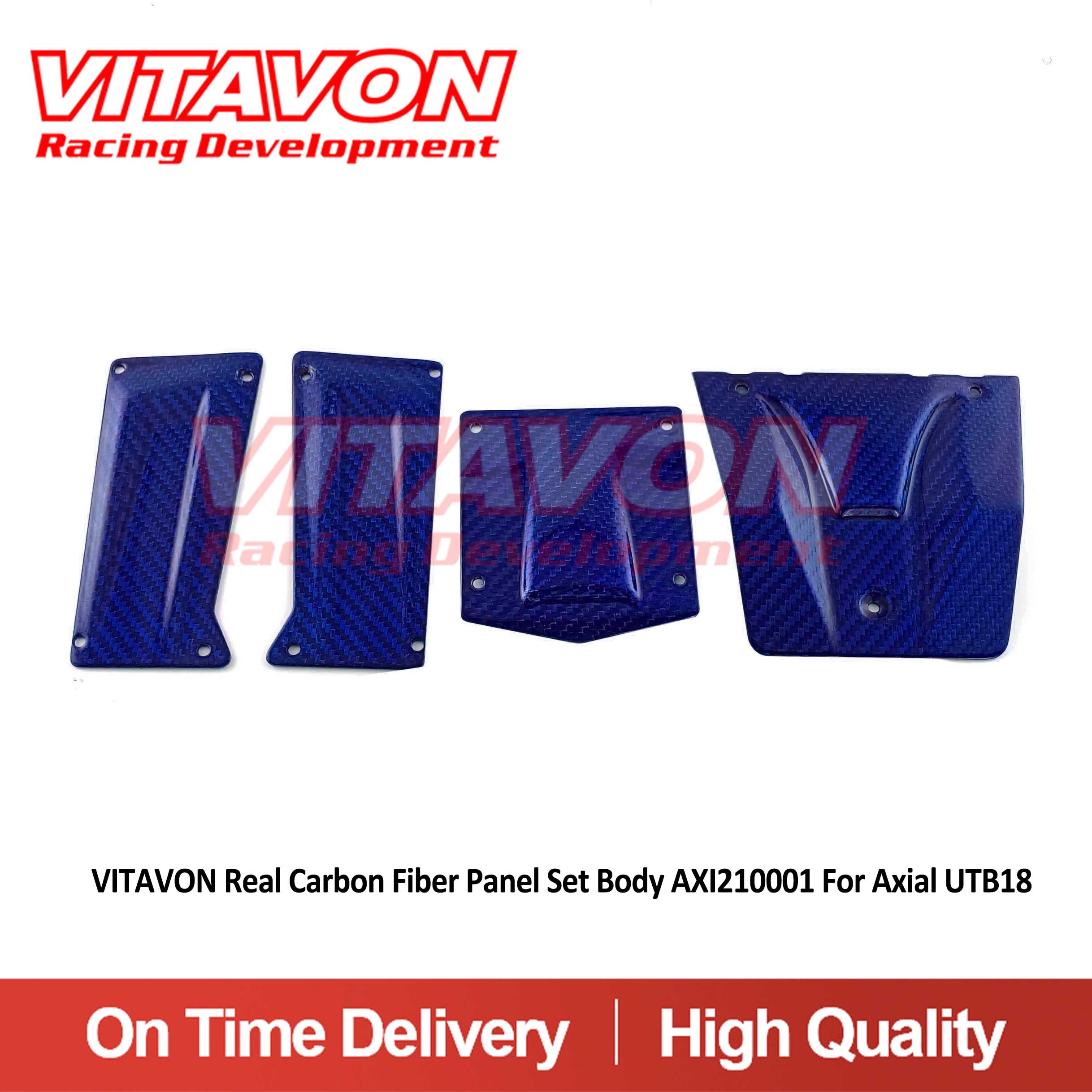 VITAVON Real Carbon Fiber Panel Set Body AXI210001 For Axial UTB18