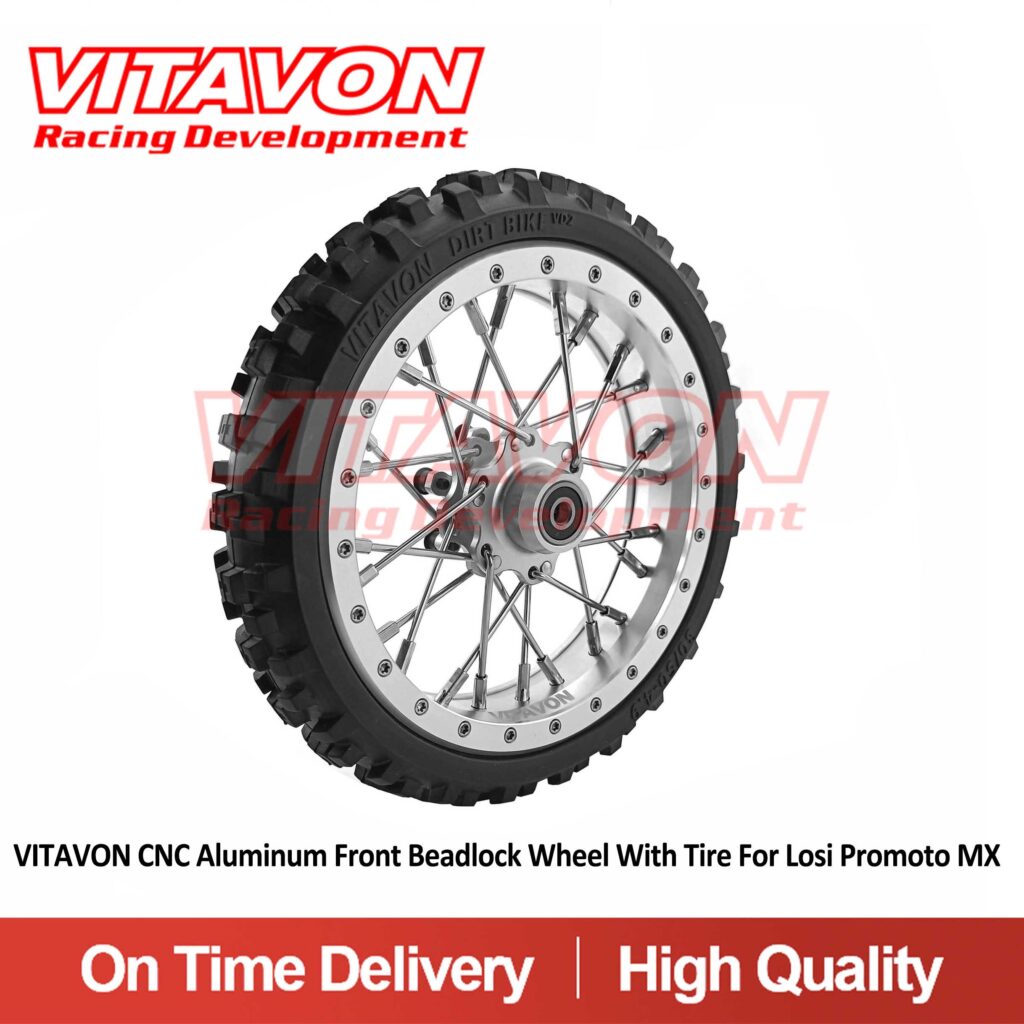 VitavonVITAVON CNC Aluminum Front Beadlock Wheel With Tire For