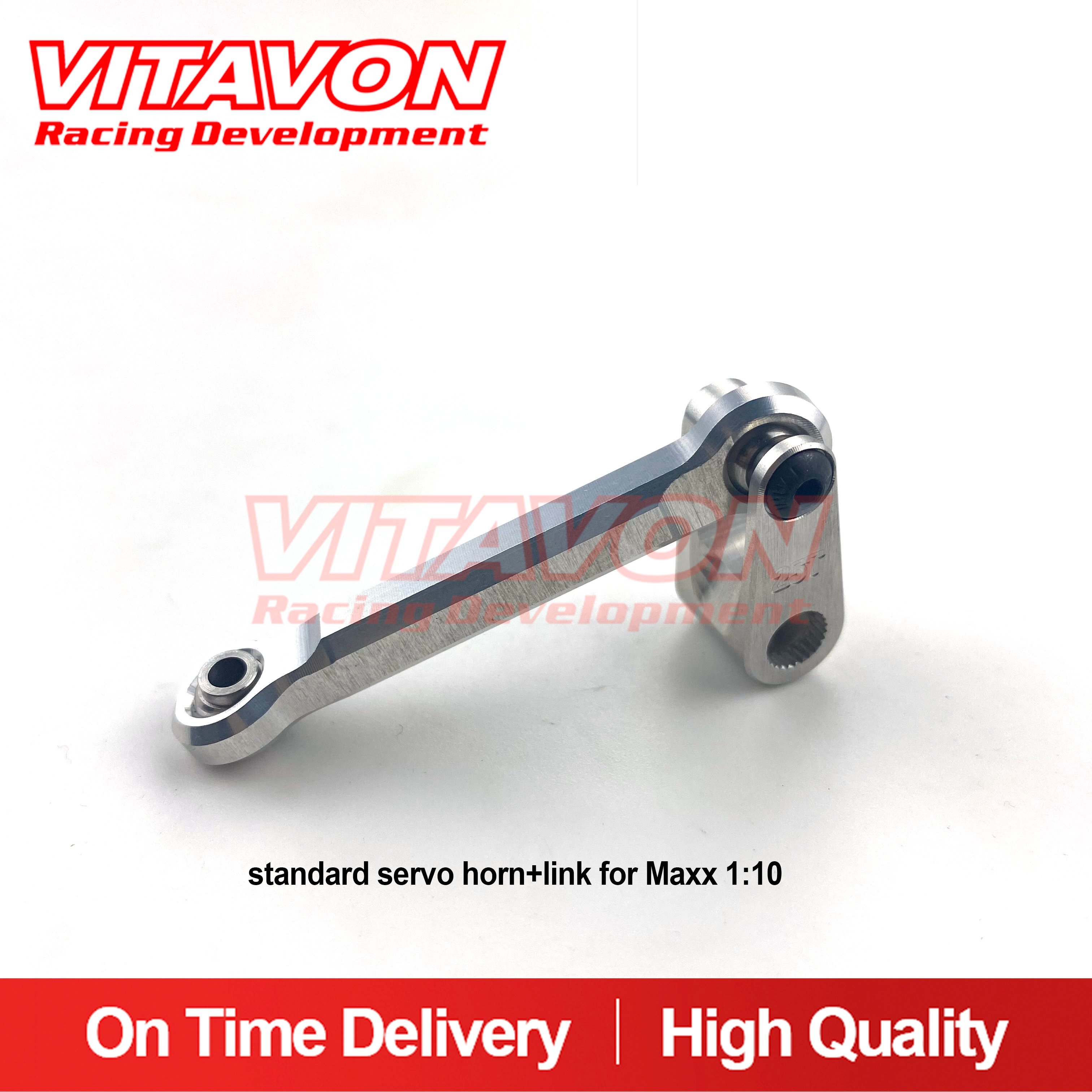 VITAVON CNC Alu7075 Standard Servo Horn+Link For MAXX 1:10