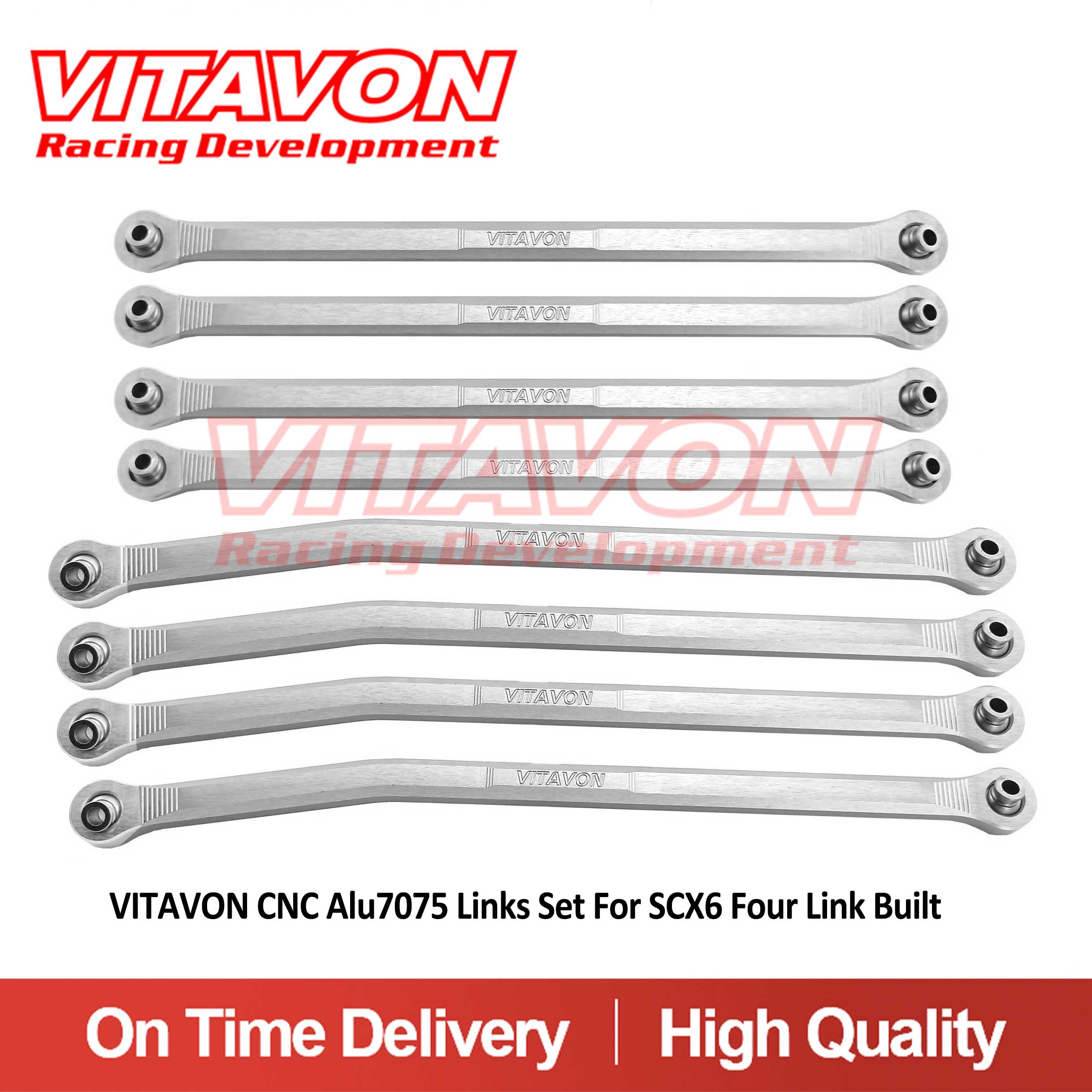 VITAVON CNC Alu7075 Links Set For SCX6 Four Link Built