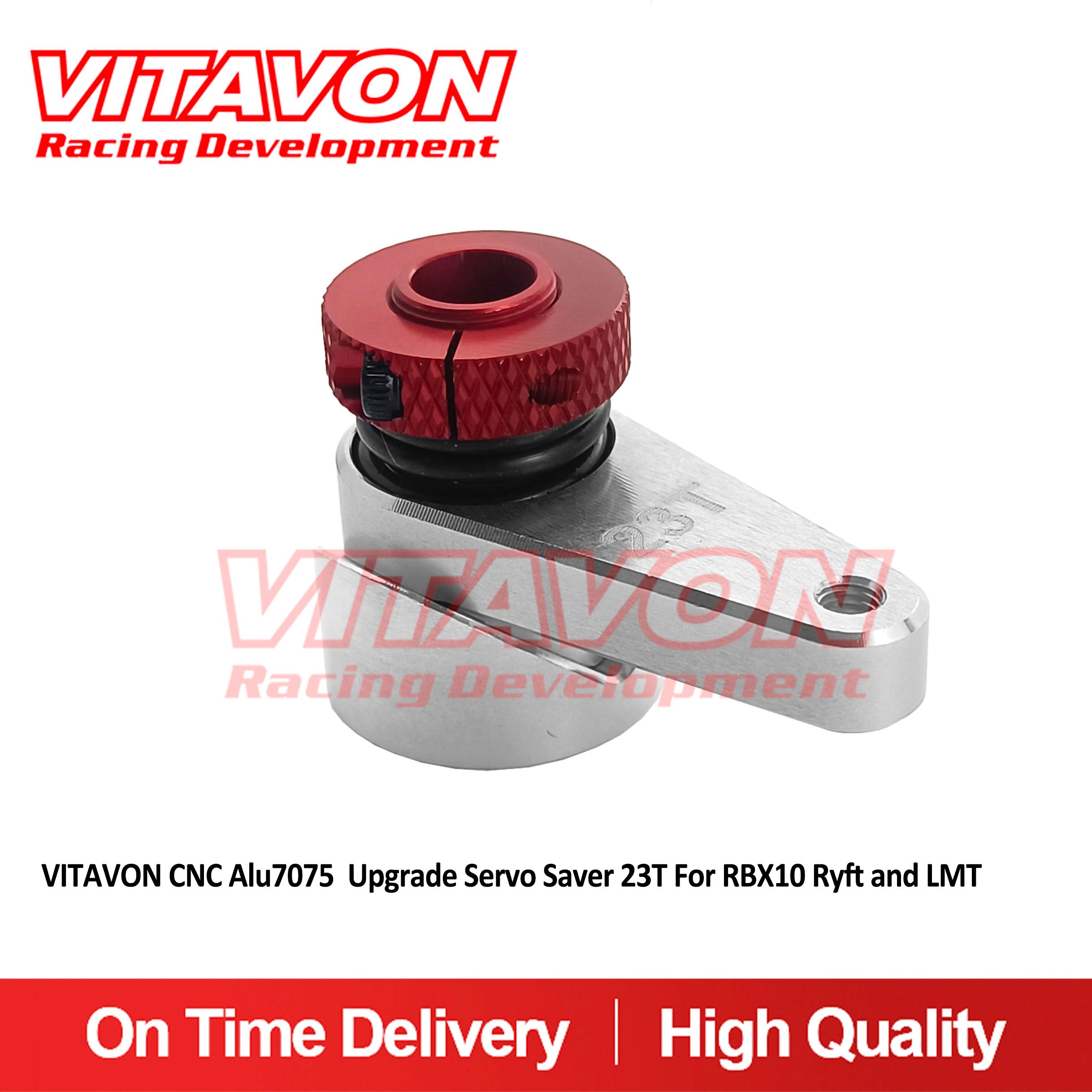 VITAVON CNC Alu7075 Upgrade Servo Saver 23T For RBX10 Ryft and LMT