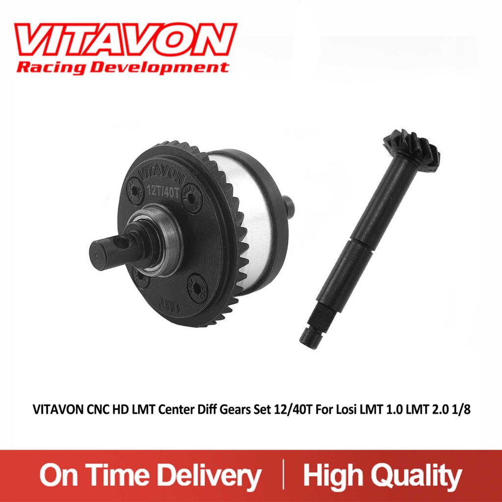 VitavonVITAVON CNC HD LMT Center Diff Gears Set 12/40T For Losi