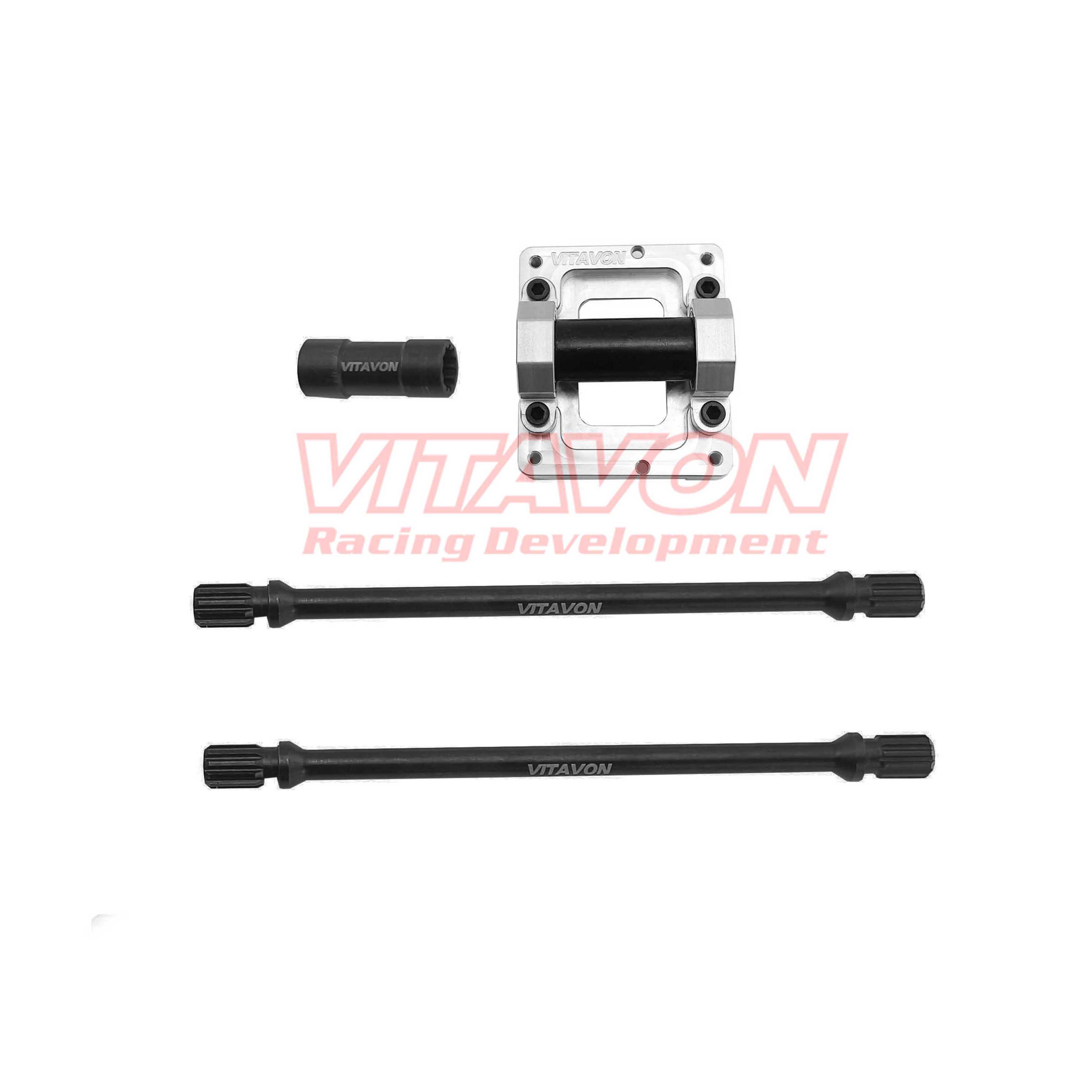 VITAVON CNC HD 45# Steel Center Drive Shaft set for Stock Chassis For X-MAXX 1/5