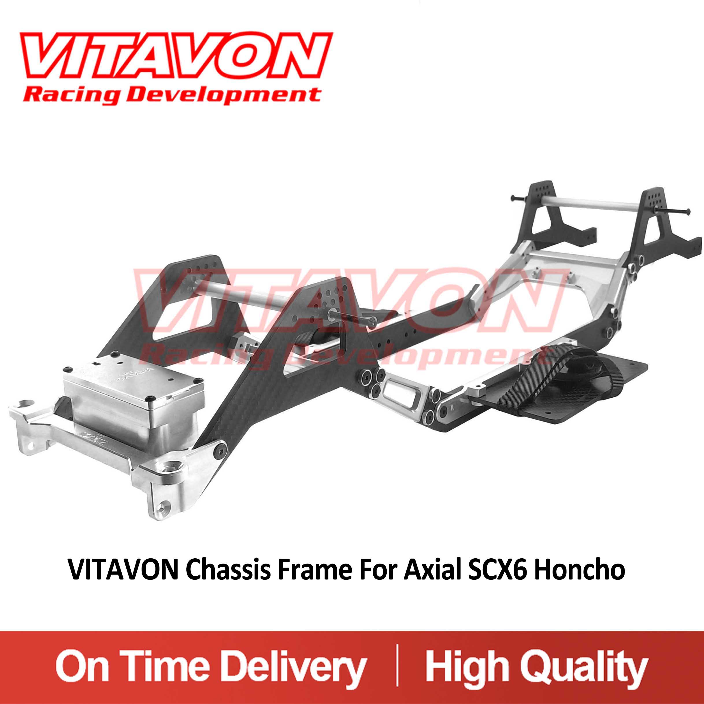 VITAVON Chassis Frame For Axial SCX6 Honcho